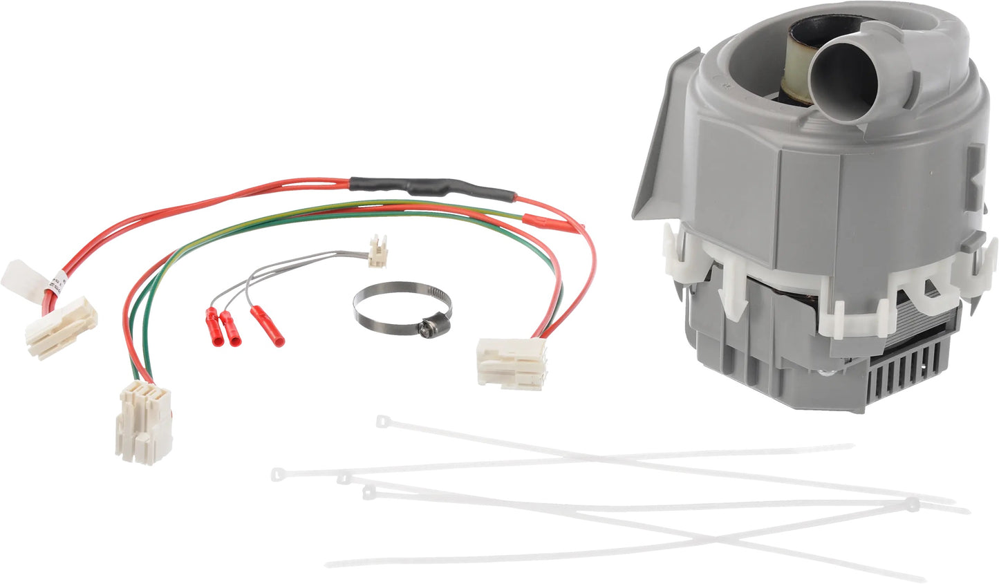 Original Bosch Siemens Heizpumpe 00654575 mit Kabelsatz 12038602 – passend für SMS53M08EU/01