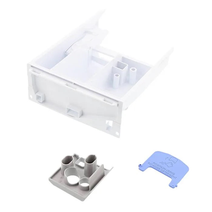 Original AEG Electrolux Waschmittelschubladen-Set 4055379756 mit abgebildeten Setbestandteilen